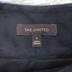 The Limited  Black Gold Metallic Pencil Skirt Size 2 Photo 4