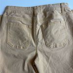 Kensie Jeans The Savannah High Rise Flare Crop Yellow Size 6/28 Photo 4