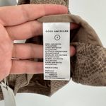 Good American NWT  Taupe Snake Print Cropped Tank Women's Size 4X Photo 4