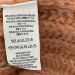 Free People Fluffy Fox Wool Alpaca Papaya Sweater Size Medium Rust Orange Photo 8