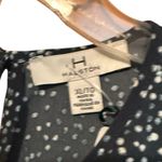 H by Halston  Black and White Long Sleeve Dress Photo 2