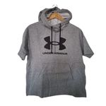Under Armour Gray Short Sleeve Hoodie – Size M Photo 1