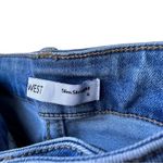 Nine West slim straight leg jeans light blue denim women size 4 Photo 5