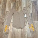 Free People  We the Free Mod Stripe Cuff Thermal Top Photo 1