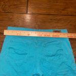 Levi's vibrant turquoise Jean Shorts Casual Denim size 12 Photo 3