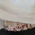 Affliction  jeans white/vikki style/sequin shorts 27 NWOT Photo 3
