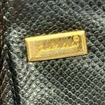 Vintage Judith Leiber Black Lizard Frame Clutch Crossbody Bag Evening Bag Large Photo 5