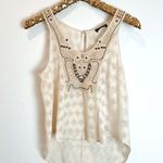ASTR  Beaded Crochet Tank Top Photo 1