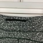 Nike  Olive Green White Dri-Fit Striped Cropped Legging Small Photo 3