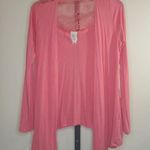Self Esteem 5/$25  Pink Open Front Cardigan S Photo 0