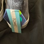 Toms NWT Bryce Grey Leather Suede Faux Fur Slip On Sneaker Pavement Gray Photo 6