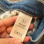 Mother The Tripper Ankle Fray Denim Blue Jeans Riding the Cliffside Size 31 Photo 6