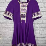 Vintage Kate Schorer Square Dance Full Circle Dress Purple Western Rockabilly S Photo 1
