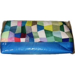 Glove It Wristlet | Golf Athleisure | Colorful Geometric | Golf | Bag | NWT Blue Photo 2