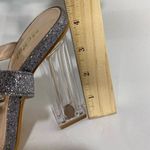 McKoiné Wide Fit Silver Glitter Strappy Block Heel Sandals Size 6 Photo 3