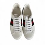 Gucci Ace Web Low-Top Sneakers White Photo 2