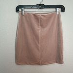 EXPRESS  Pink Velvet Mini Skirt Size XXS NWT Photo 5