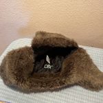D&Y  Plaid Faux Fur Lined Trapper Hat Photo 4