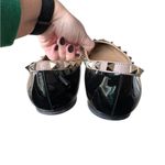 Valentino Garavani Valentino - Rockstud Patent Leather Ballet Flats Black Poudre Sz 38 (US 8) Photo 6