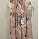 Anthropologie SHOW ME YOUR MUMU Delano Floral Baby Pink Southern Magnolia Jumpsuit Photo 1