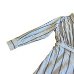 Free People  High Vibrations Button-Down Shirt Dress Mini Long Sleeve Size Medium Photo 6