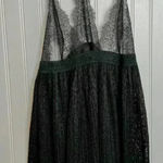 Victoria's Secret  black lace goth witchy pleated neglige size large A35 Photo 0