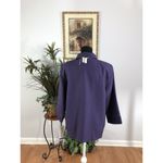 Alfred Dunner Skirt Suit 2 Pc Set Women’s 16/14 Purple 3/4 Sleeve Button Up Y2K Photo 4