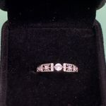 Boutique Sterling Silver Moissanite Diamond Ring.  Photo 0