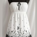 Tart  embroidered mini dress size small Photo 0