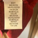 Apt. 9  Vibrant Red Women's cowl neck sweater 0X Photo 2