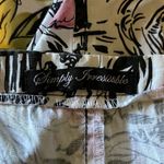 Simply Irresistible Circle Skater Skirt Floral Graffiti Pattern 30 Inch Waist Size 8 Photo 13