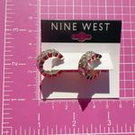 Nine West  Earrings 925 sterling silver loops Photo 3