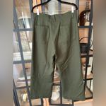 Quince Olive Ultra Stretch Ponte Cropped Wide Leg Pants high rise high rise Photo 2