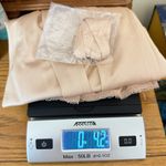 Vintage Lorraine Long Slip Beige USA made Lace trim Size 36 Tan Photo 15