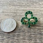 Green Shamrock St Patty’s Day Brooch Pin Photo 1