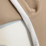 Beach Riot Ribbed Colorblock Athletic Workout Leggings Tan White Neutral Size XL Photo 5