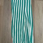 Body Central  Y2K Green & White Striped Maxi Dress - Size Large Photo 0