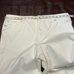 INC  International Concepts Mid-Rise Skinny White Distressed Jeans Women 18/34‎ Photo 13