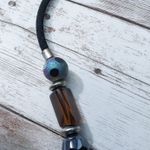 Vintage Necklace Unusual Multi Color Beaded Photo 3