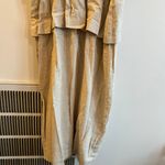 Studio I Vintage 90’s Linen Belted Jumpsuit Belted Dress Sz 18 Photo 8