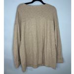 J. Jill Boatneck Pullover Sweater Women's Size Large Tan Neutral Soft NWT Photo 2