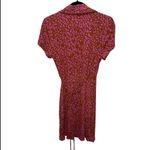 Free People  Marsaille Mini Dress Rust Combo Leopard Print Cutout - S NWT Photo 6