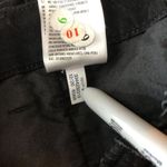 American Eagle Mom Short Black Denim High-Waist Paperbag Shorts Size 00 Photo 5