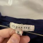 Copper Key Navy Scoop Neck Sleeveless Ruffle Hem Top M Photo 1