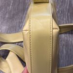 Maeve by Anthropologie Butter Yellow Geometric Boxy Crossbody Bag Faux Leather Photo 6