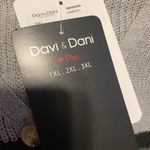 Davi & Dani NWT  Plus Gray and Black Striped Cardigan Sweater Size 1X Photo 6