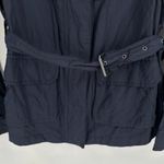 Sanctuary Navy Blue Belfast Utility Belted Cargo Jacket Women's Size XS Military Photo 7