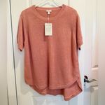 Garnet Hill  Haiku Linen Sweater NWT size XL Knit Tee 100% Linen Photo 1