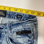 REROCK For Express Jeans Womens 25 Bootcut Stretch Thick Stitch Western Flap Blue Photo 5