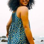 Christy Dawn ππ Sleeveless Midi Dress ~ Tropical Boho Chic Banana Leaf Print XS Photo 13